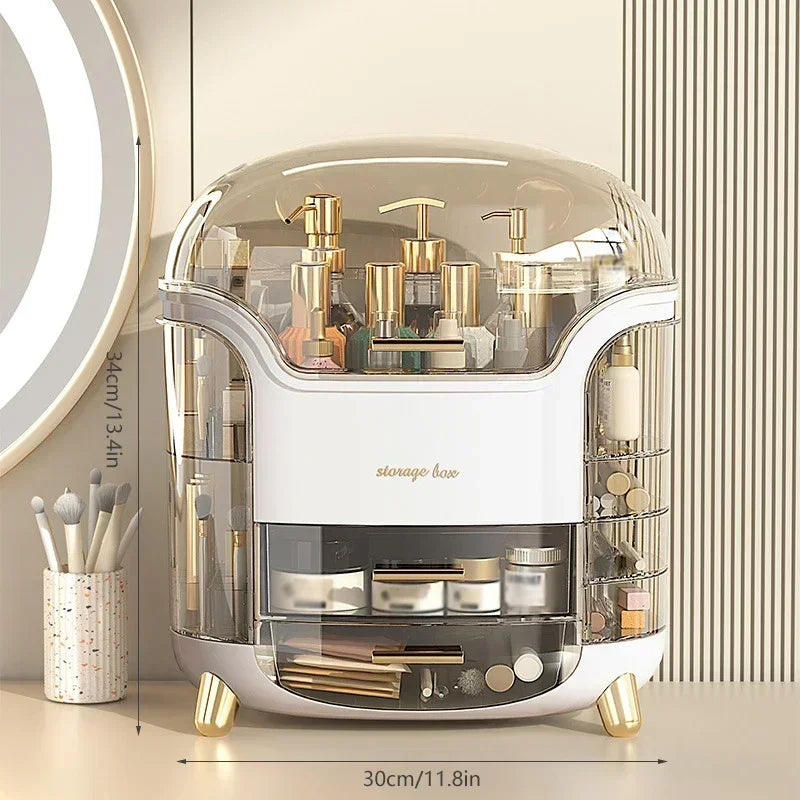 ✨ Transparent Desktop Makeup & Jewelry Organizer ✨