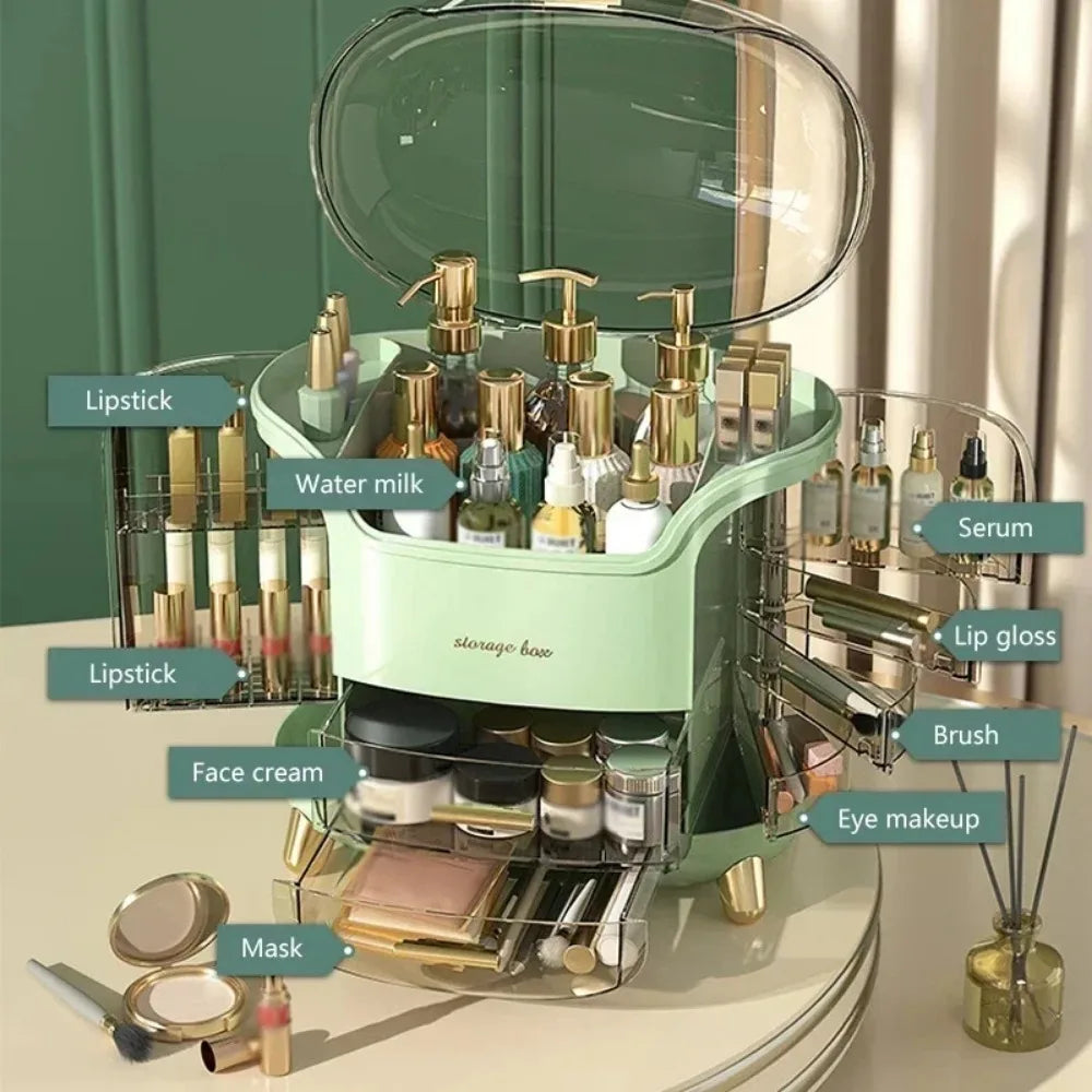 ✨ Transparent Desktop Makeup & Jewelry Organizer ✨
