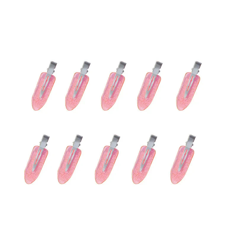 ✨ 10pcs No Crease Hair Clips – Style Without the Bend! ✨