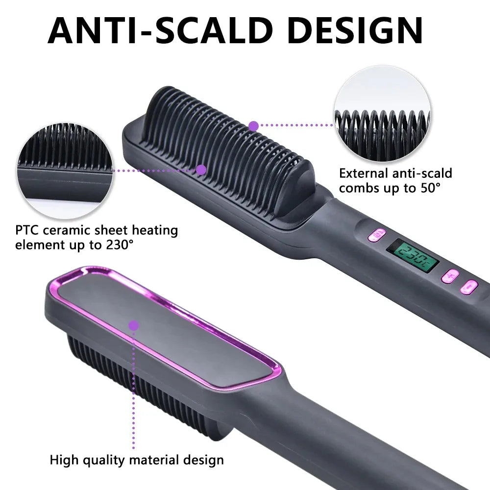 Electric Hot Comb Multifunctional
