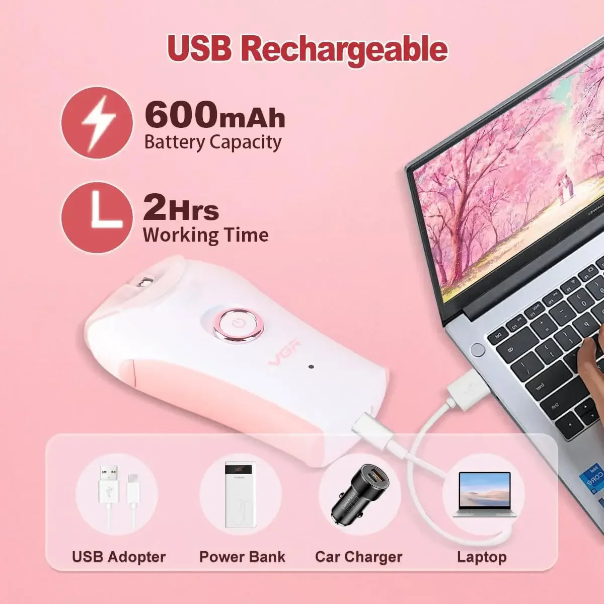 💖 VGR Professional Epilator for Women 💖