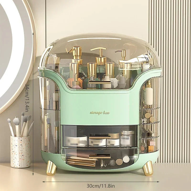 ✨ Transparent Desktop Makeup & Jewelry Organizer ✨